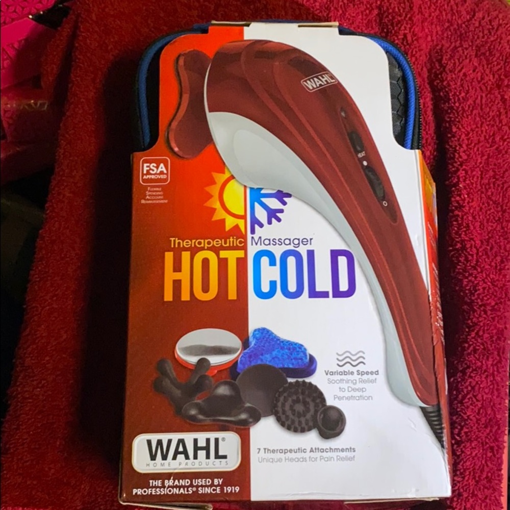 Massager wahl hot cold therapeutic 7 attachments